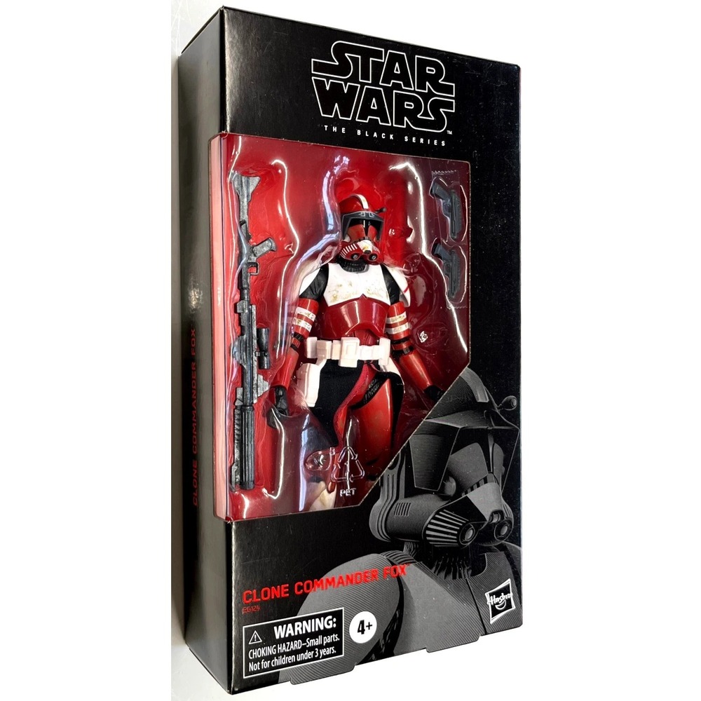 STAR WARS BLACK SERIES - 6" INCH - CLONE COMMANDER FOX - EXCLUSIVE - MISB OVP